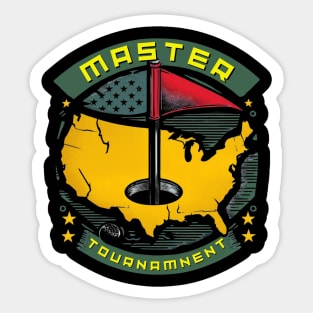 Masters Golf Tournament Sticker